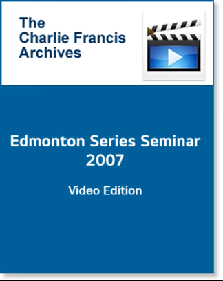 Edmonton Series Seminar 2007