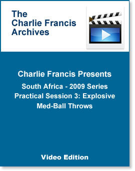 South Africa Series Practical Session 3: Explosive Med-Ball Throws